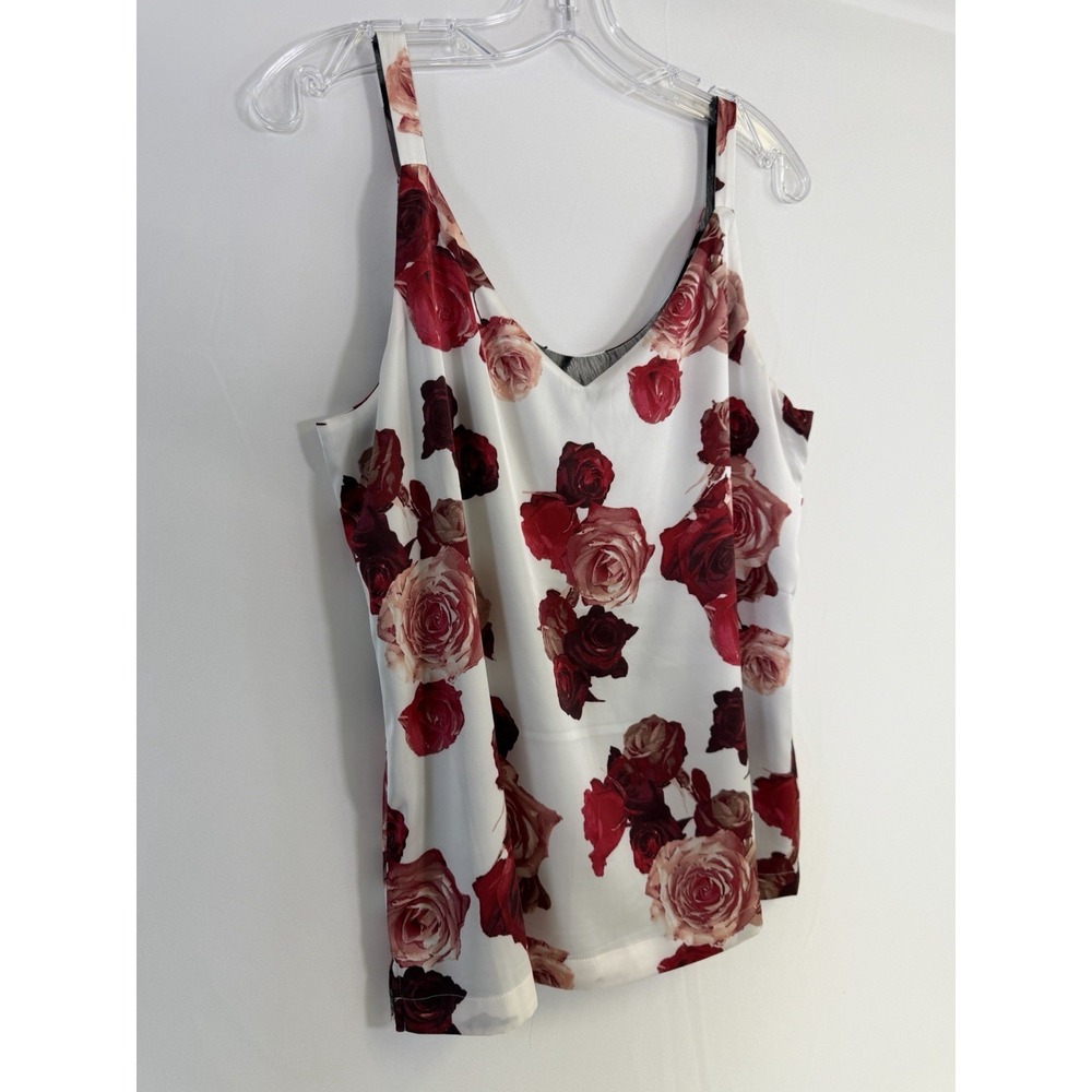 White House Black Market Reversible Tank Women's Sz L NWOT Summer Resort Casual - Picture 6 of 11